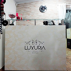 Adesivo decorativo de balcão - Luxúria Sex Shop