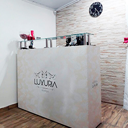 Adesivo decorativo de balcão - Luxúria Sex Shop