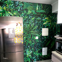 Produção e aplicação de painel fotográfico - Adesivo de parede - Decaração de Cozinha - São Paulo