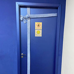 Envelopamento de Porta - Deep Blue - Alltak - Mooca - São Paulo