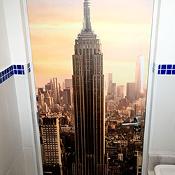 Revestimento adesivo para porta - Empire State