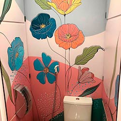 Impressão e aplicação de adesivo - Banheiro - Villa Lobos - São Paul