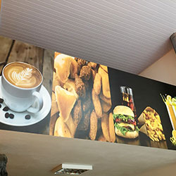 Painel Fotográfico para Decoração de Cafeteria