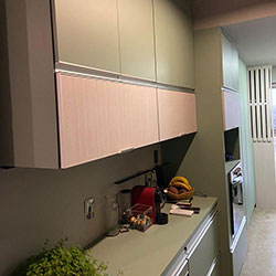 Envelopamento armário de cozinha - Verde Frosty - Vila Leopoldina - São Paulo