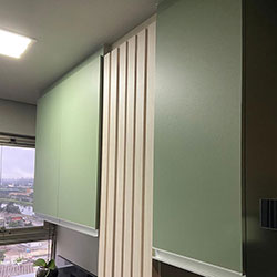 Envelopamento armário de cozinha - Verde Frosty - Vila Leopoldina - São Paulo