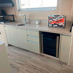 Envelopamento de armários - Jateado Aveia - Alltak - Tatuapé - São Paulo Envelopamento de armários - Jateado Aveia - Alltak - Tatuapé - São Paulo