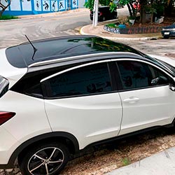 Envelopamento de Teto Honda HRV com Black Piano - São Paulo