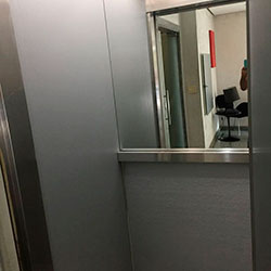 Envelopamento de Elevador - Interno e Exerno com Aço Escovado