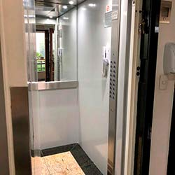 Envelopamento de Elevador com Aço Escovado - Vila Andrade - São Paulo