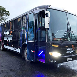 Envelopamento Ônibus - Plotagem de Ônibus para Banda Serrat