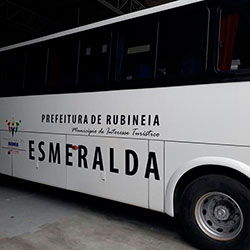 Envelopamento Ônibus Rubineia