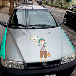 Envelopamento de pickup Vidraçaria Jaguaré
