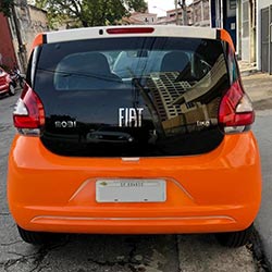 Envelopamento de Fiat Mobi para empresa Grupo Extrema - Osasco - SP