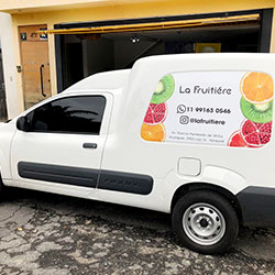 Plotagem de Veículo para Empresa em São Paulo - La Frutiere