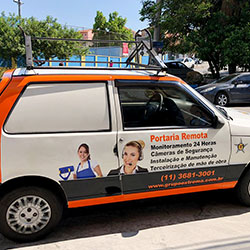 Plotagem parcial de veículo para empresa em São Paulo - Osasco - Grupo Extrema