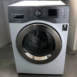 Envelopamento de máquina de lavar roupas - Branco Fosco - São Paulo