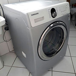 Envelopamento de máquina de lavar roupa  com Aço Escovado em SP
